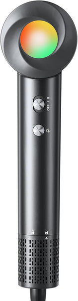 160000 RPM High-Speed Ionic Hair Dryer, Lightweight Portable Blow Dryer with 500 Million Negative Ions, Black