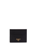 Prada Women Saffiano Leather Card Holder