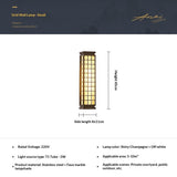 Cloud Stone Outdoor Light-Luxury New Chinese Zen-Style Waterproof Patio Lamp For Home Use