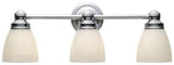World Imports Lighting 8028-08 Troyes 3-Light Bath Light, Chrome
