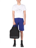 Alexander Mcqueen Men Shorts With Embroidered Logo