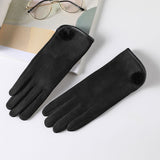 Women's Winter Fashion Korean Style Autumn Winter Fleece Warm Gloves