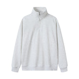 Women's  Premium Half-zip Stand-up Collar Hoodie