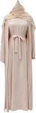 2PCS Women's Muslim Dresses Abaya Islamic Dubai Prayer Dress Robe Long Cardigan Maxi Dress
