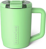 BrüMate Müv - 15oz 100% Leak Proof Insulated Coffee Mug with Handle & Lid - Stainless Steel Coffee Travel Mug - Double Walled Coffee Cup (Sage)