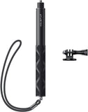 ATUMTEK 45" Invisible Selfie Stick, 1/4" Extended Monopod Pole, Solid and Compact Design for Insta360, for GoPro, DJI, Action Camera (Buckle Mount for GoPro and Wrist Strap Included)