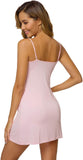 WiWi Slip Dress for Women Viscose from Bamboo Spaghetti Strap Lingerie Sexy Nightgowns Plus Size Sleep Chemise S-4X