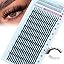 Focipeysa Eyelash Extension Kit, 200pcs 80D Mink Fur False Eyelashes, 10-18mm DIY Lash Clusters, Matte Black, Vegan, Cruelty Free, Includes Lash Bond & Remover, Tweezers