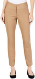Alfani Womens Slim Straight Leg Tummy Control Dress Pants