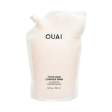 OUAI Fine Hair Shampoo - Volumizing Shampoo for Fine, Flat Strands - Made with Biotin, Keratin & Chia Seed Oil - Strengthens, Nourishes & Thickens - Color-Safe & Sulfate Free Hair Care (10 Fl oz)