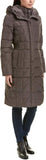 Cole Haan womens Long Quilted Puffer Coat Down Jacket