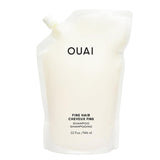 OUAI Fine Hair Shampoo - Volumizing Shampoo for Fine, Flat Strands - Made with Biotin, Keratin & Chia Seed Oil - Strengthens, Nourishes & Thickens - Color-Safe & Sulfate Free Hair Care (10 Fl oz)