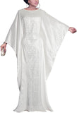 HD African Dresses for Women Fashion Beading Rhinestone Kaftan Maxi Dress