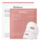 BIODANCE Bio-Collagen Real Deep Mask, Hydrating Overnight Hydrogel Mask, Pore Minimizing, Plumping, Elasticity Improvement, Korean Skin Care, Valentines Day Gifts for Her | 1.19oz(34g) x 16ea