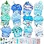 6 Pack Slimes, Blue Slime Kit, Butter Cloud Slime for Boys Girls Ages 8-12,Toys for Girls and Boys, Slime Party Favors Goodie Bag Stuffers, 4 5 6 7 8 9 10 Year Old Girl Birthday Gift Cute Stuff