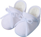 Baby Booties Newborn Fleece First Walking Shoes Non-Slip Sole Slippers Cozy Warm Booties for Infant Toddler Boys Girls