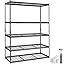 VEVOR Storage Shelves, 2400 lbs, 4 Tier Heavy Duty Garage Shelving, 20" D x 40" W x 60" H Adjustable Metal Shelves for Industrial Shelving Unit Utility Shelf, for Kitchen, Warehouse, Basement, Orange