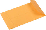 JAM PAPER #3 Coin Business Colored Envelopes - 2 1/2 x 4 1/4 - Brown Kraft Manila - 50/Pack
