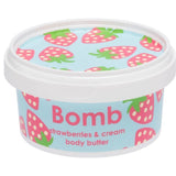 Bomb Cosmetics Strawberry & Cream Body Cream 7oz - Moisturizing Formula
