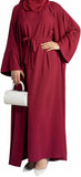 2PCS Women's Muslim Dresses Abaya Islamic Dubai Prayer Dress Robe Long Cardigan Maxi Dress