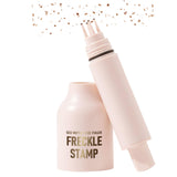 ARCHIDATE Faux Freckle Stamp Pen, Waterproof Fake Freckles Stain Marker with 5-Point Precision Freckle Stamp Cushion, Quick Dry, Long Lasting Freckles Natural Sunkissed Makeup (Light)