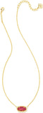 Kendra Scott Elisa Pendant Necklace for Women, Fashion Jewelry, 14k Gold-Plated