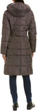 Cole Haan womens Long Quilted Puffer Coat Down Jacket