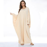 Boedaty Women Soft Muslim Prayer Dress Abaya Islamic Ramadan Full of Elasticity Garment Dubai Robe