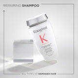 Kerastase Premiere Sulfate-Free Hair Repair Shampoo - For All Damaged Hair Types, Strengthens & Smoothes, With Citric Acid, Removes Buildup & Decalcifies