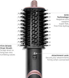 SRILabs StyleWrap Pro 7-in-1 Coanda Air Hair Multi Styler Dryer Brush with Negative Ions, Lighter and Foldable Design, Quiet Brushless Motor, Aviation-Grade Aluminum, Memory Function