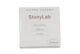 StonyLab 94mm Qualitative Filter Paper – Ideal for Gold, Silver & Copper Precipitation (Pack of 100)