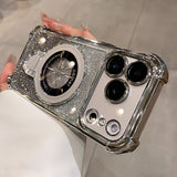 Four Corner Airbag Drop Proof Phone Case With Glitter Powder Protective Cover
