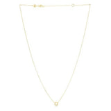 14k Yellow Gold Star of David Necklace