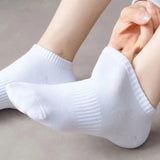 Solid-color Summer No-show Socks For Men And Women