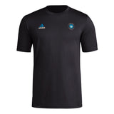 adidas Mens Short Sleeve Pre-Game T-Shirt Black/Charlotte Fc XX-Large