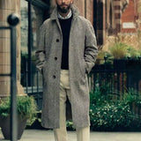 Loose-fitting Casual Cashmere Wool Coat