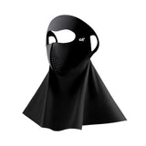Summer Ice Silk Full Face Seamless Neck And Forehead Integrated Sun Mask