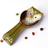 High-Temperature Painted Kiln-Changed Glaze Ceramic European-Style Animal Owl