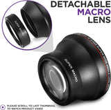 52MM 0.43x Altura Photo Professional HD Wide Angle Lens (w/Macro Portion) for Nikon  (Refurbished)