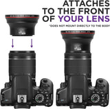52MM 0.43x Altura Photo Professional HD Wide Angle Lens (w/Macro Portion) for Nikon  (Refurbished)