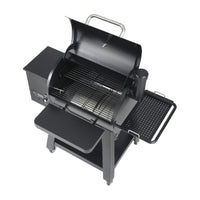 53" Heavy Duty Portable Wood Pellet BBQ Grill With Cart (SAK93641)