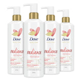 Dove Body Love Body Cleanser Radiance Renew 4 Count For Dull Skin Exfoliating Body Wash with Vitamin C Serum 17.5 fl oz