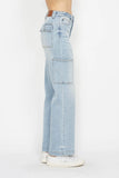 Judy Blue Full Size High Waist Straight Cargo Jeans
