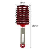 Hairbrush Anti Klit Brushy Haarborstel Women Detangler Hair Brush Bristle Nylon Scalp Massage  Teaser Hair Brush Comb