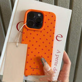 Polka Dot Phone Case Silicone Full-body Cover