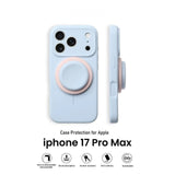 Light Blue Liquid Precise-Hole Magnetic Suction Holder Compatible Phone Case