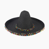 Panama Cowboy Hat, Rider Hat, Beach Brazilian Sun Hat, Men's Straw Hat, Wide Brim UV Protection Hat For Cross-border Amazon Sales
