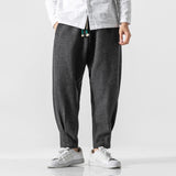 Retro-textured Woolen Thickened Casual Pants