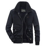 Multi-pocket Casual Cotton Jacket For Young And Middle-aged Adults