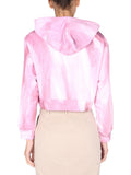 Moschino Women "Art Theme" Cropped Sweatshirt